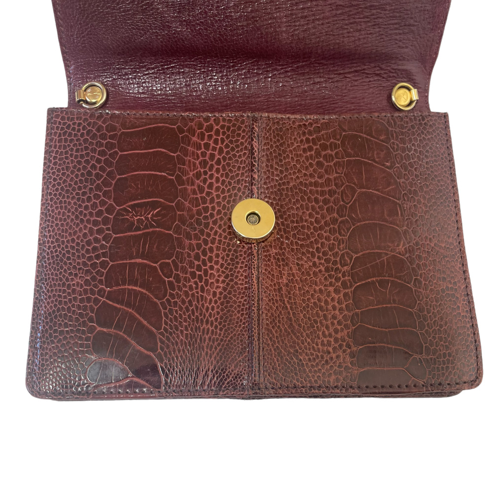 Lorenzi Vintage Ostrich Envelope Clutch - Picture 3 of 6